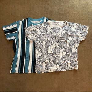 Two Men’s Patterned T-shirts